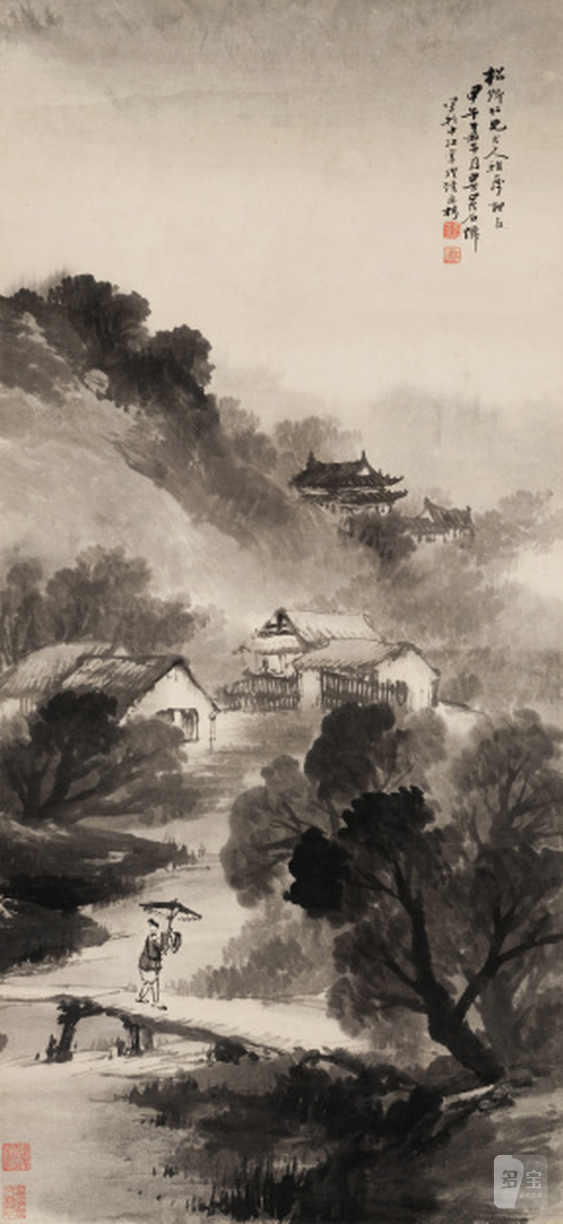 吴石仙（1845-1916） 山水 - 图1